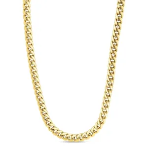 10K Gold 5.5mm Hollow Miami Cuban
