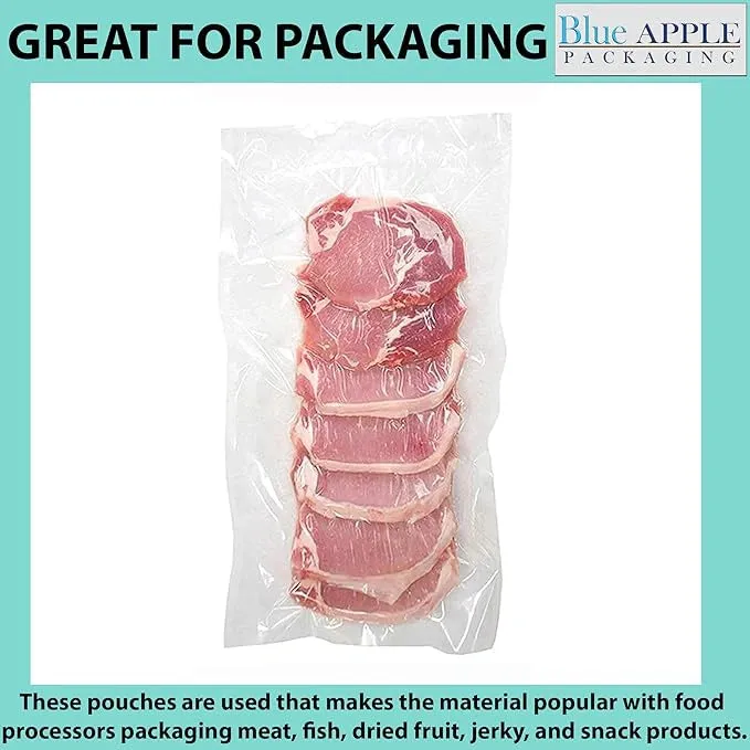 10X22 inches Vacuum Seal Bags for Food Packaging 3 Mil Co-Extruded