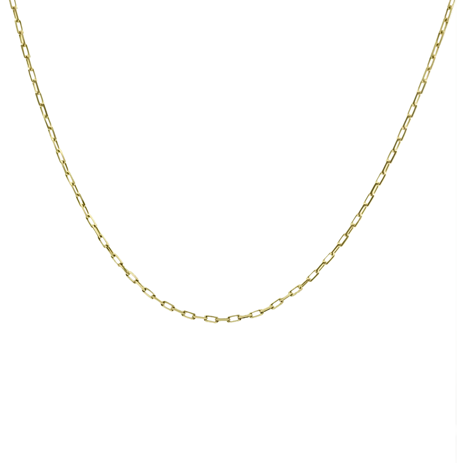 14K Gold Micro Link Chain Necklace