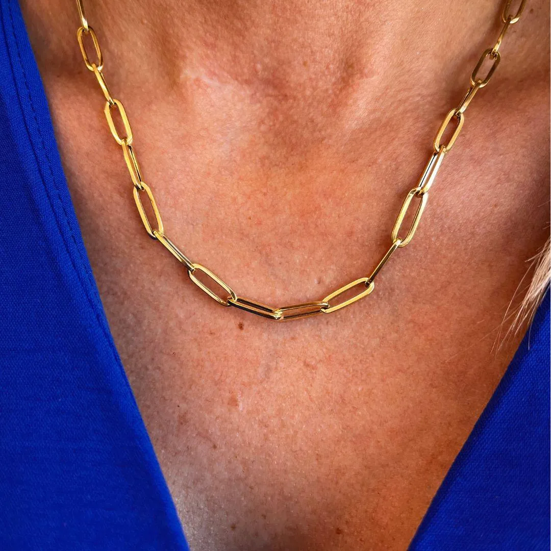 14k Hollow Flat Draw