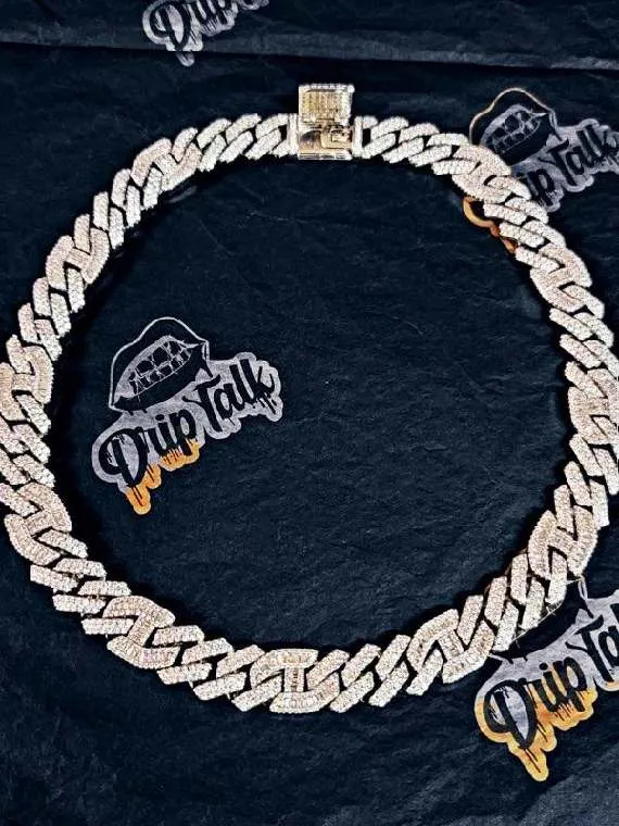 14MM GUCCI CURVED LINK CHAIN