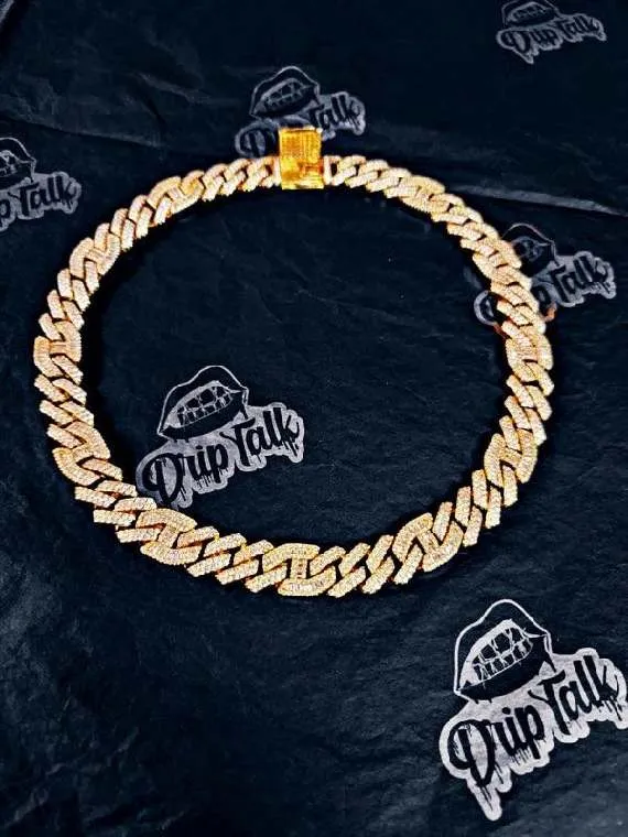 14MM GUCCI CURVED LINK CHAIN