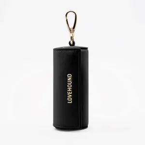 2 in 1 Poop Bag & Treat Holder - Black