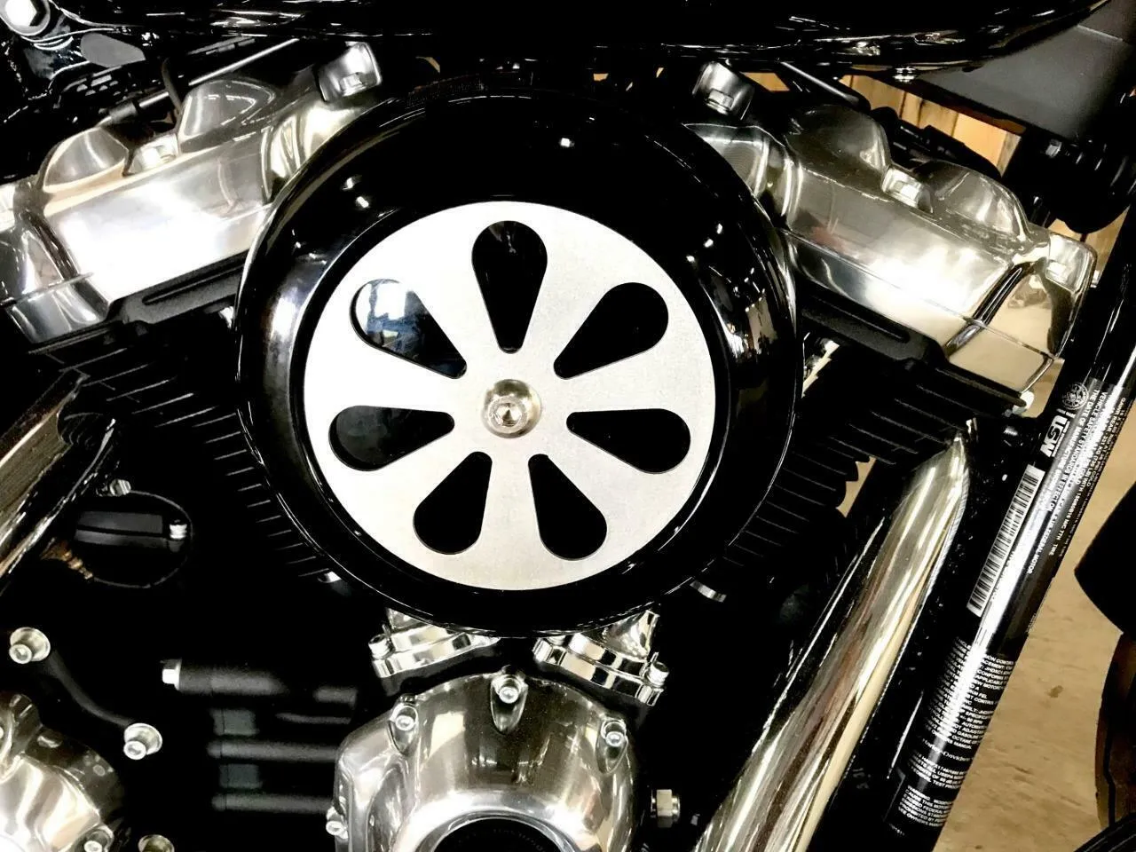 2018-2025 Harley Softail Stainless Steel Air Cleaner Trim Slim Heritage Street Bob