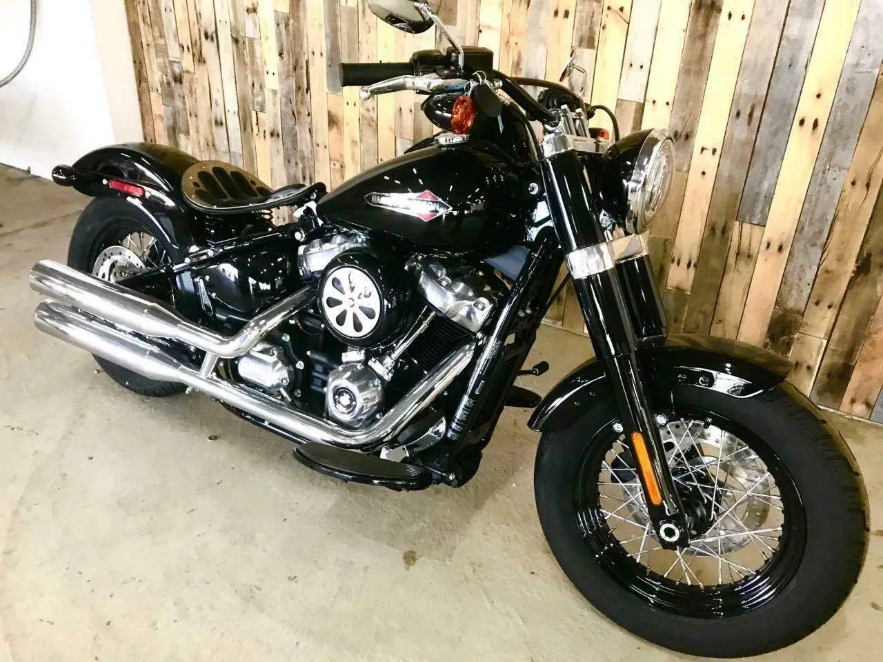 2018-2025 Harley Softail Stainless Steel Air Cleaner Trim Slim Heritage Street Bob