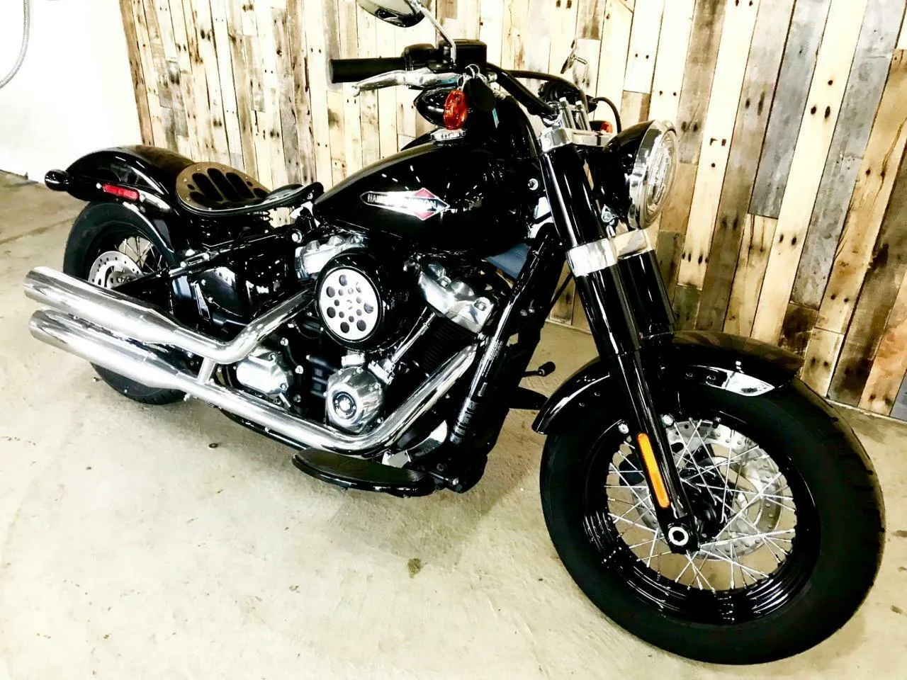2018-2025 Harley Softail Stainless Steel Air Cleaner Trim Slim Heritage Street Bob