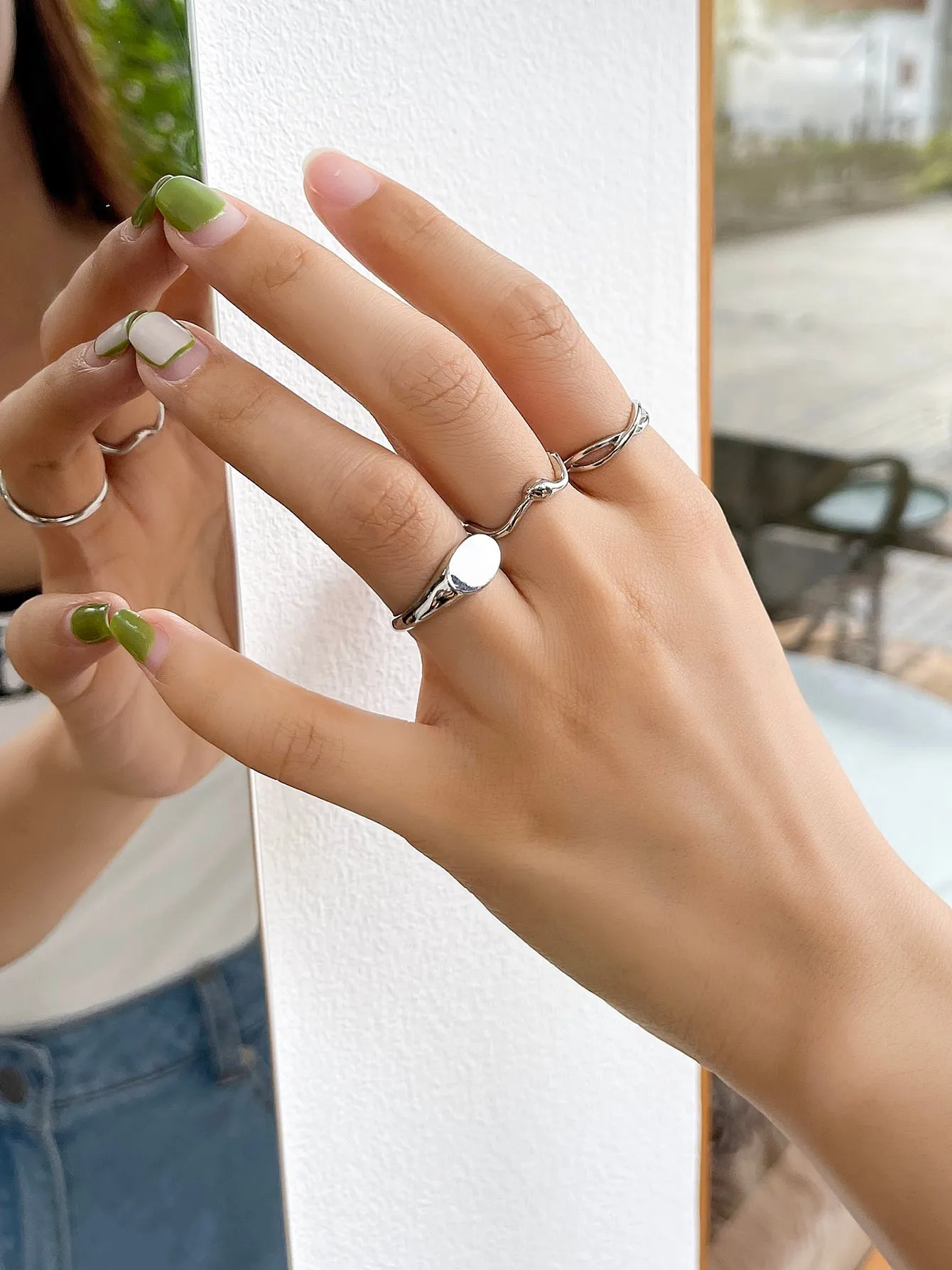 3pcs Minimalist Ring - Silver