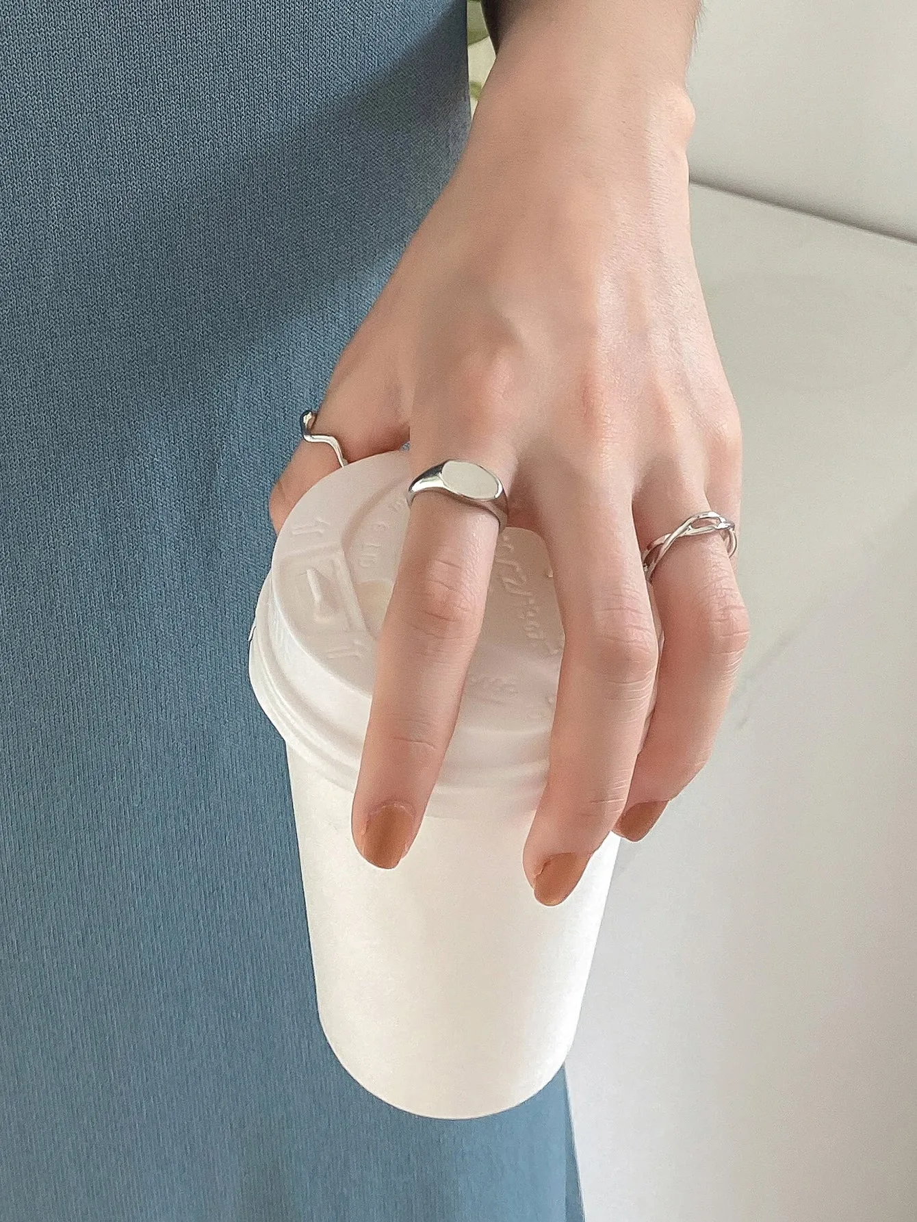 3pcs Minimalist Ring - Silver