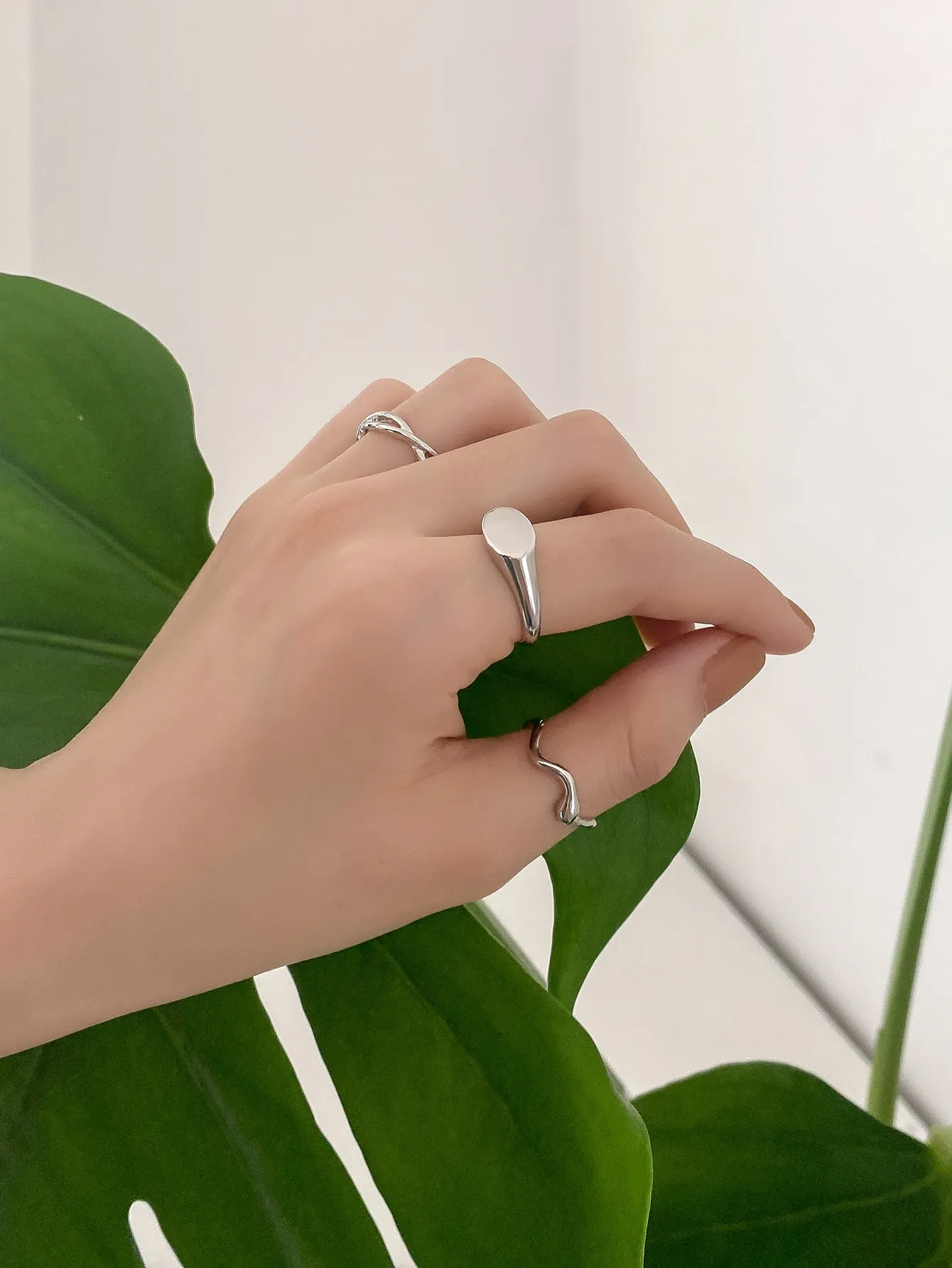 3pcs Minimalist Ring - Silver