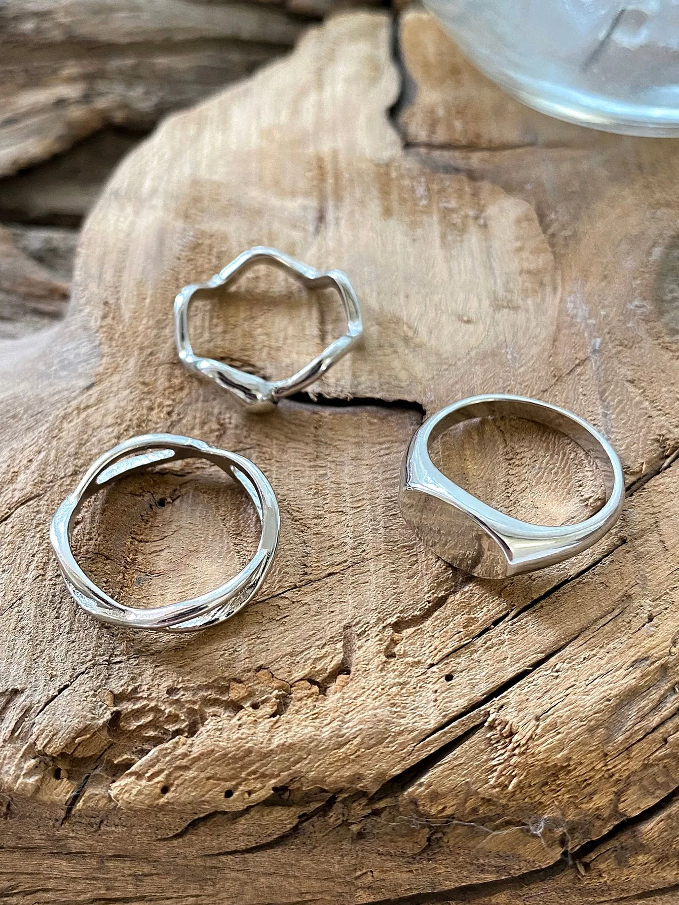 3pcs Minimalist Ring - Silver