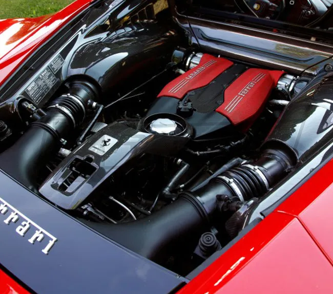 812 Superfast Carbon Fiber Engine Compartment Shields