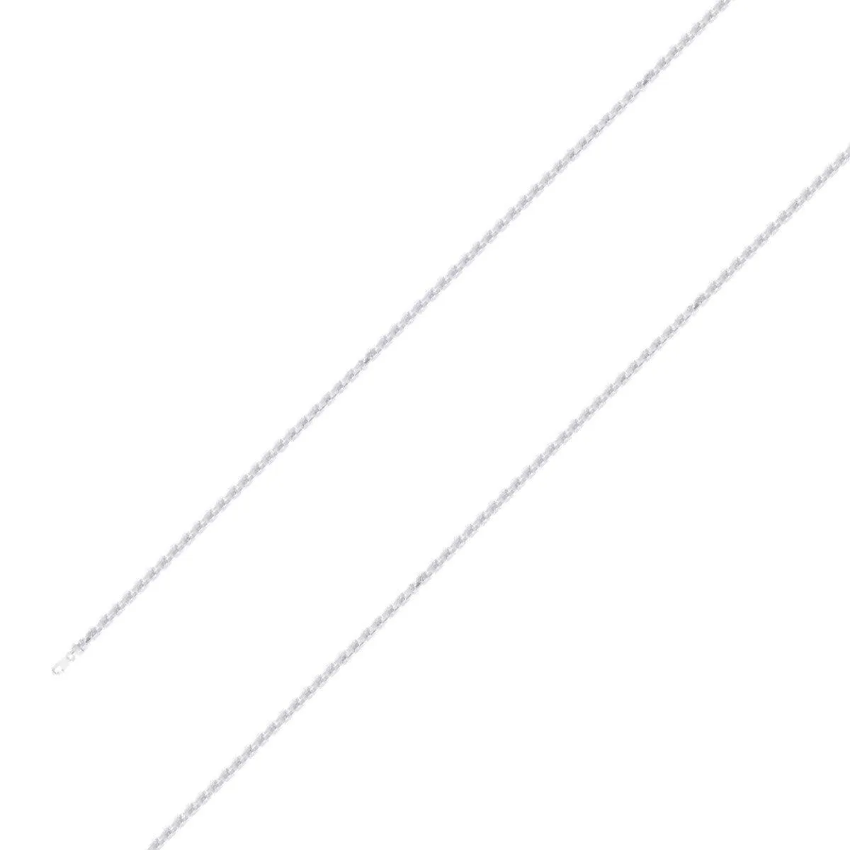 925 Sterling 1.5mm Silver Rope Chain Size- 7"