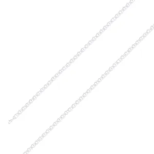 925 Sterling 4mm Silver Classic Mariner Chain Size- 7"