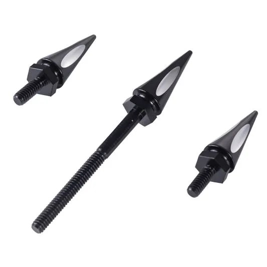Advanblack Windshield Spikes Bolts For 2014-2023 Harley Street Glide