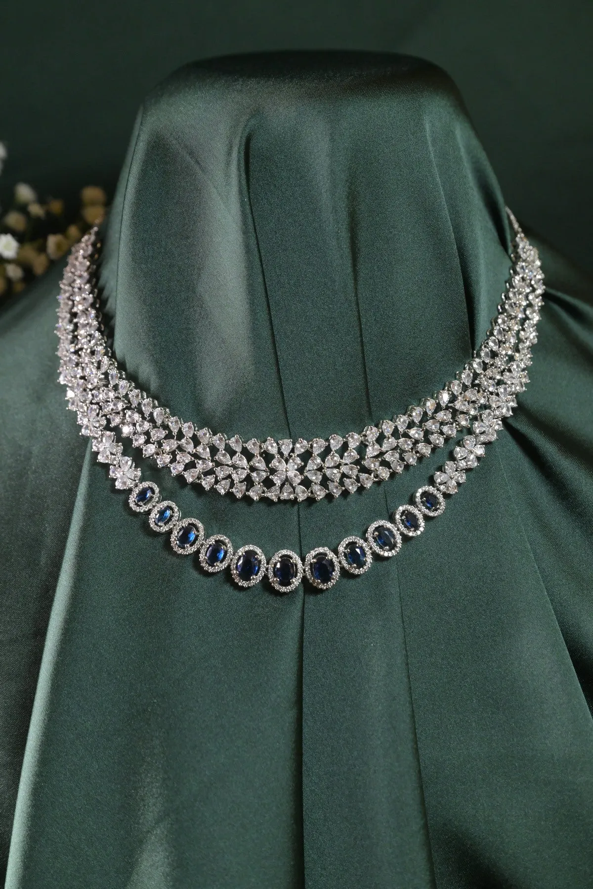 Advika Bohemian Layered Cocktail Diamond Necklace