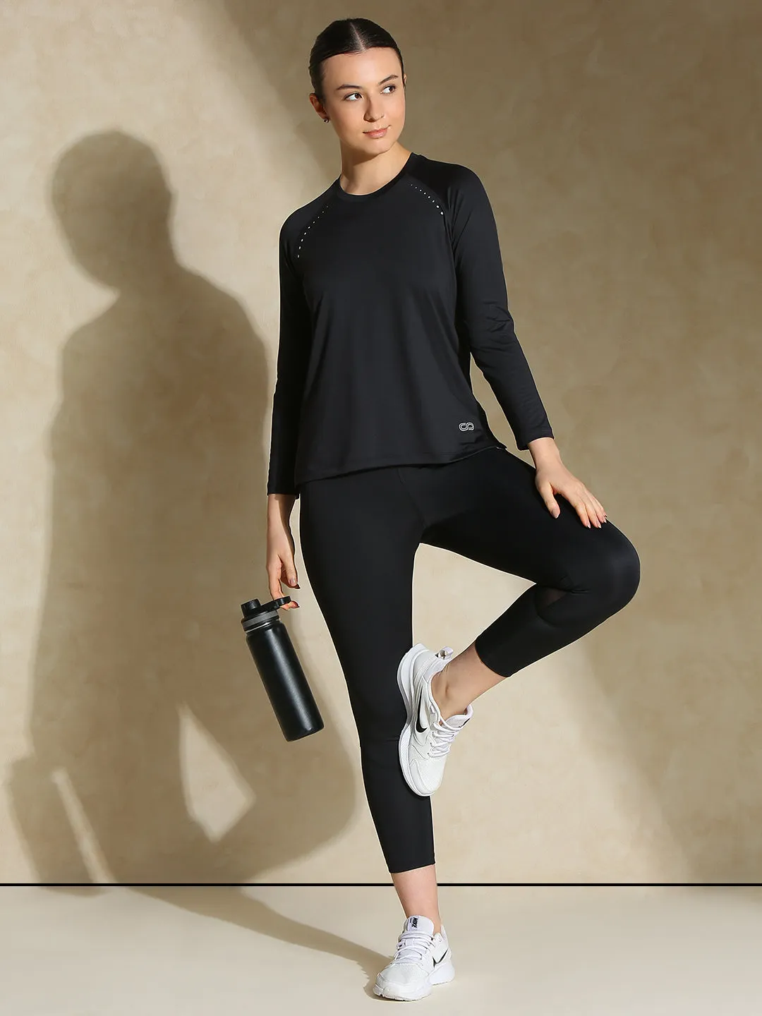 Aero TraqDry Long Sleeve Tee Black