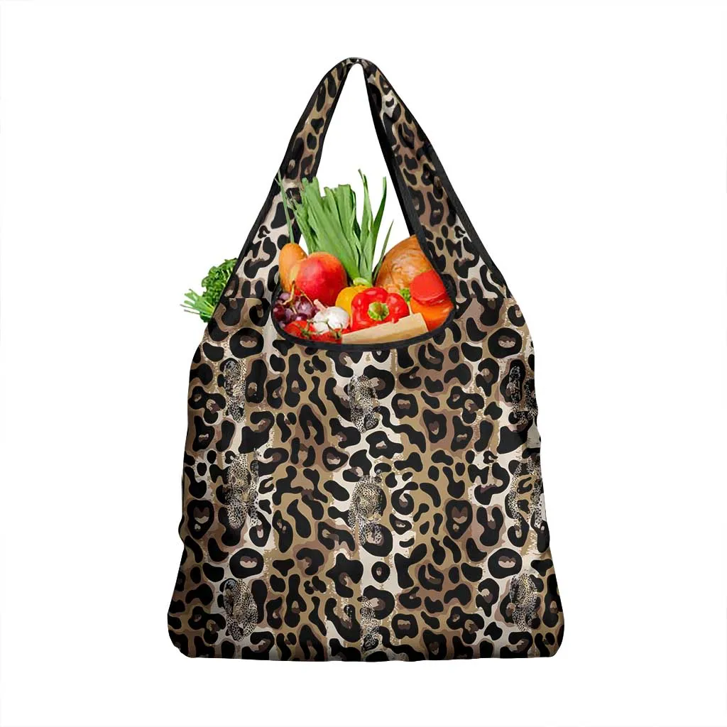African Leopard Skin Pattern Grocery Bag LT15
