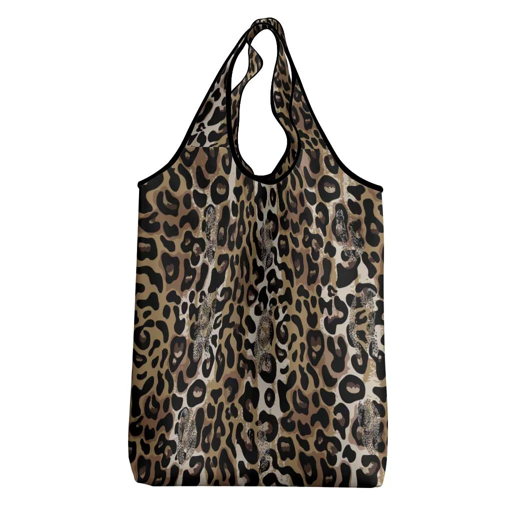 African Leopard Skin Pattern Grocery Bag LT15