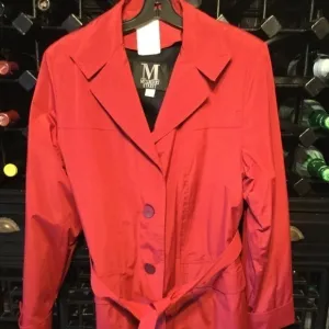 🆕All weather coat dark red