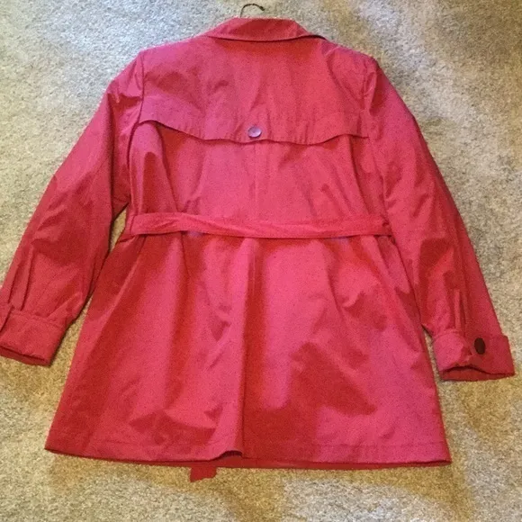🆕All weather coat dark red