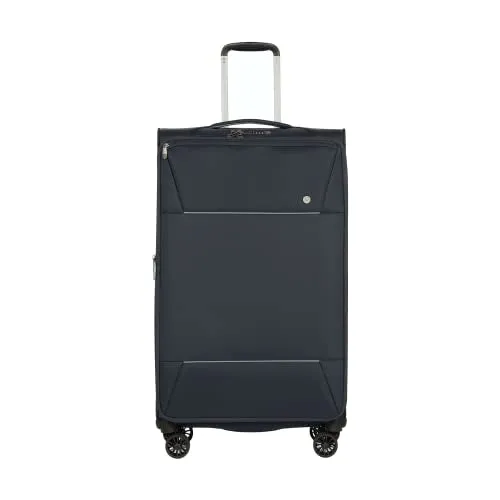ANTLER - Large Suitcase - Brixham Luggage - Size Large Navy - 88L, Super Lightweight Suitcase - Carry On Suitcase for Travel & Holidays with 4 Wheels - Expandable Zip & Pockets - TSA Approved Locks