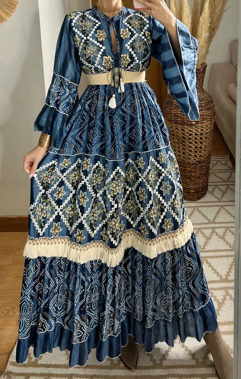 Aura Boho Chic Maxi Dress