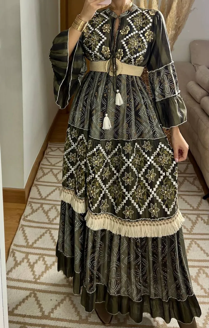 Aura Boho Chic Maxi Dress