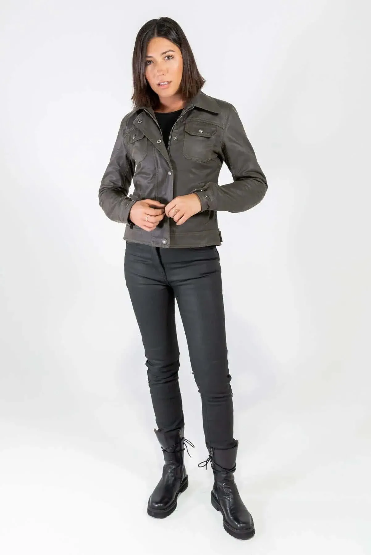 Avalon Waxed Cotton Motorcycle Jacket (Armoured)