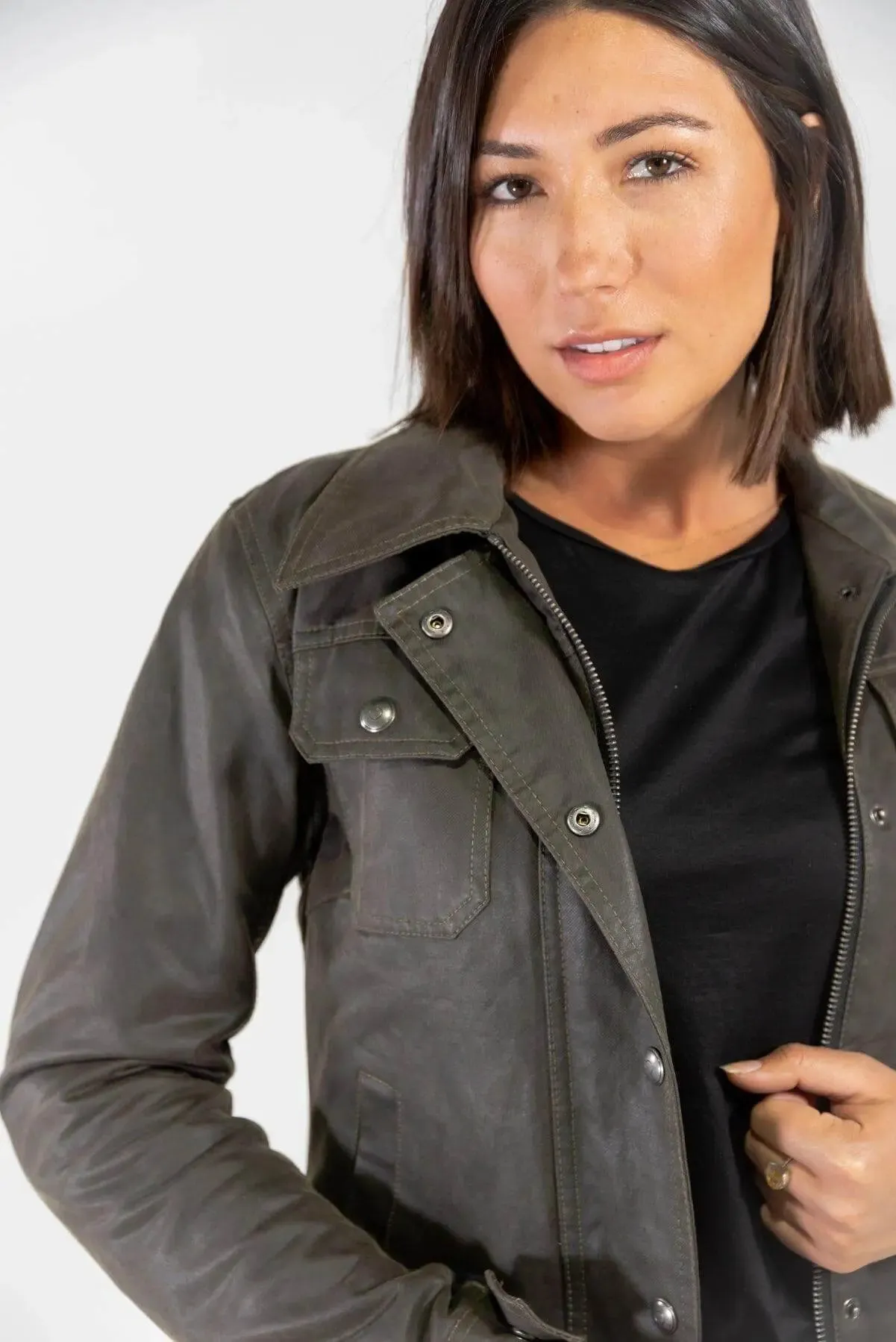 Avalon Waxed Cotton Motorcycle Jacket (Armoured)