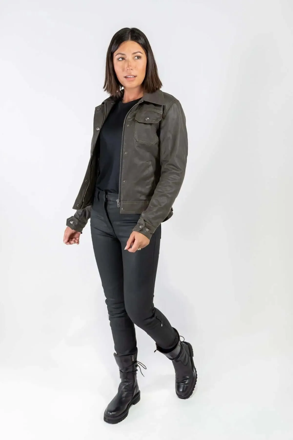 Avalon Waxed Cotton Motorcycle Jacket (Armoured)
