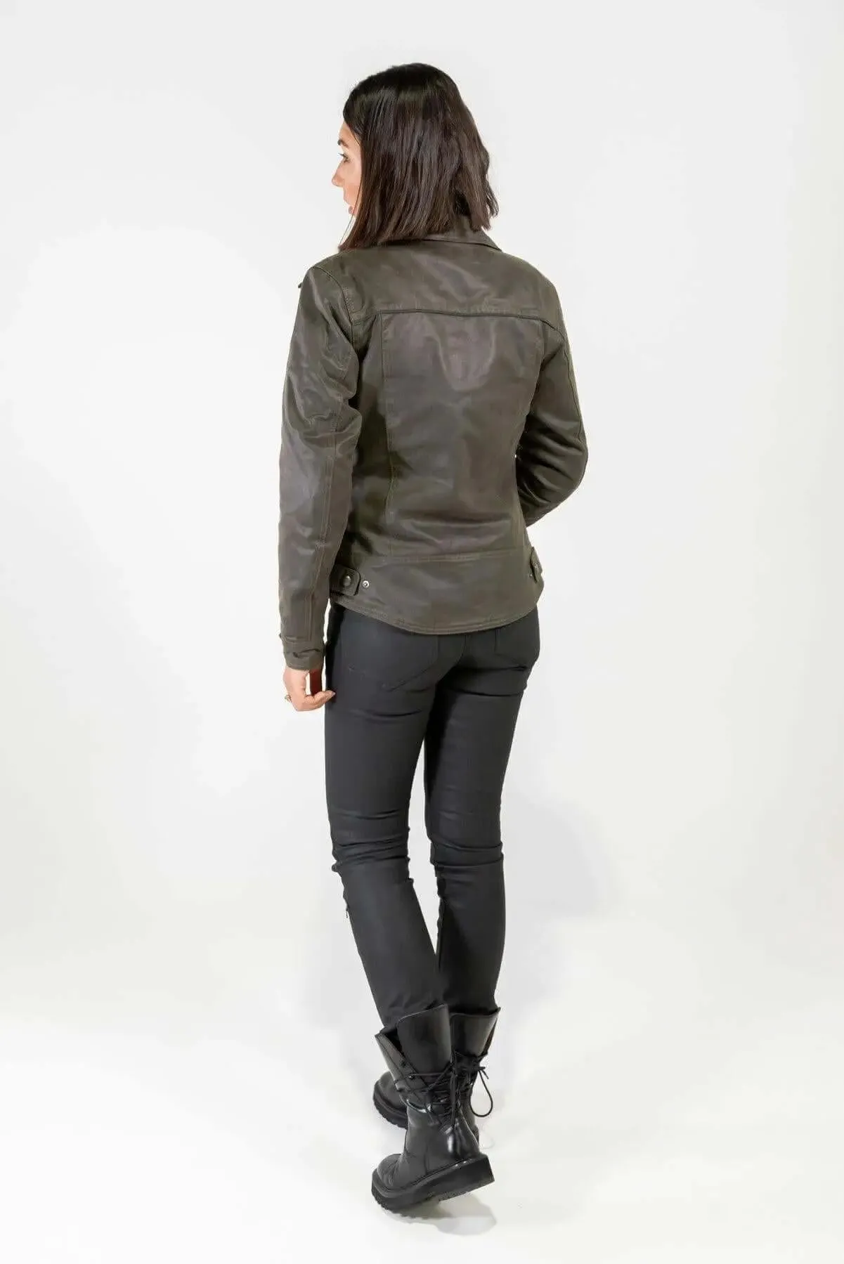 Avalon Waxed Cotton Motorcycle Jacket (Armoured)