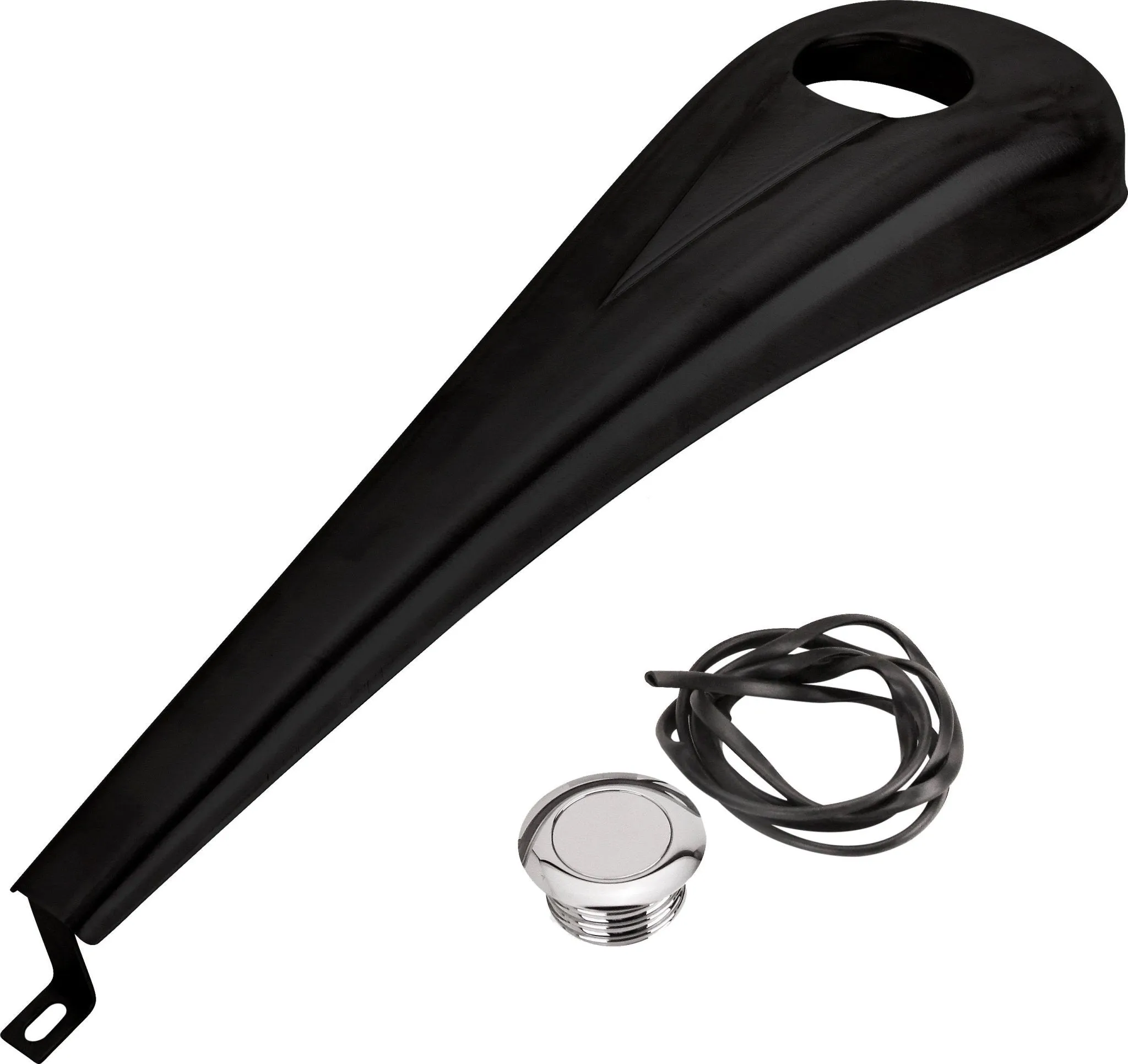 Bagger Nation DDK-S-08-OEM-B Steel Dash - Gloss Black