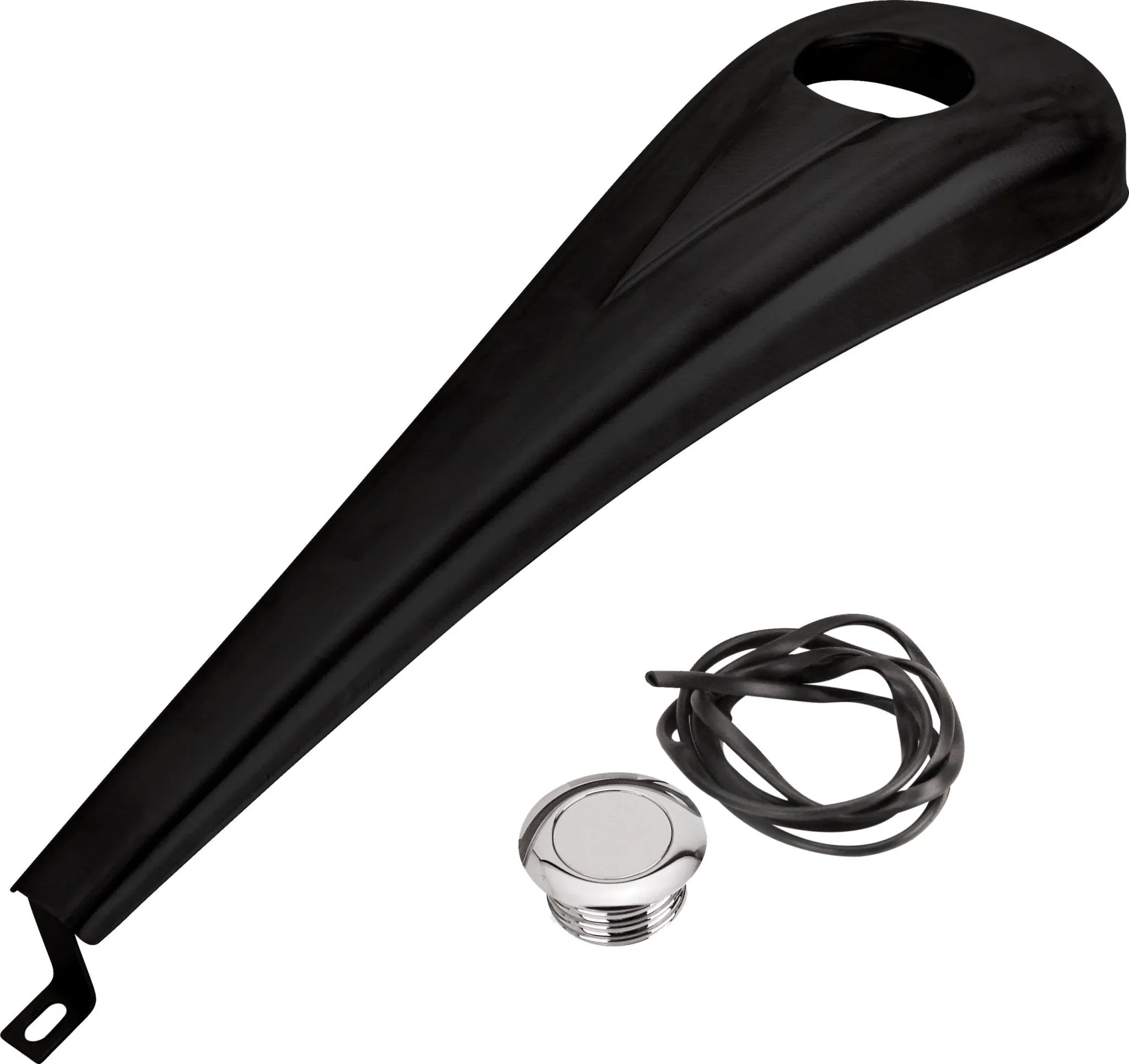 Bagger Nation DDK-S-08-OEM-B Steel Dash - Gloss Black
