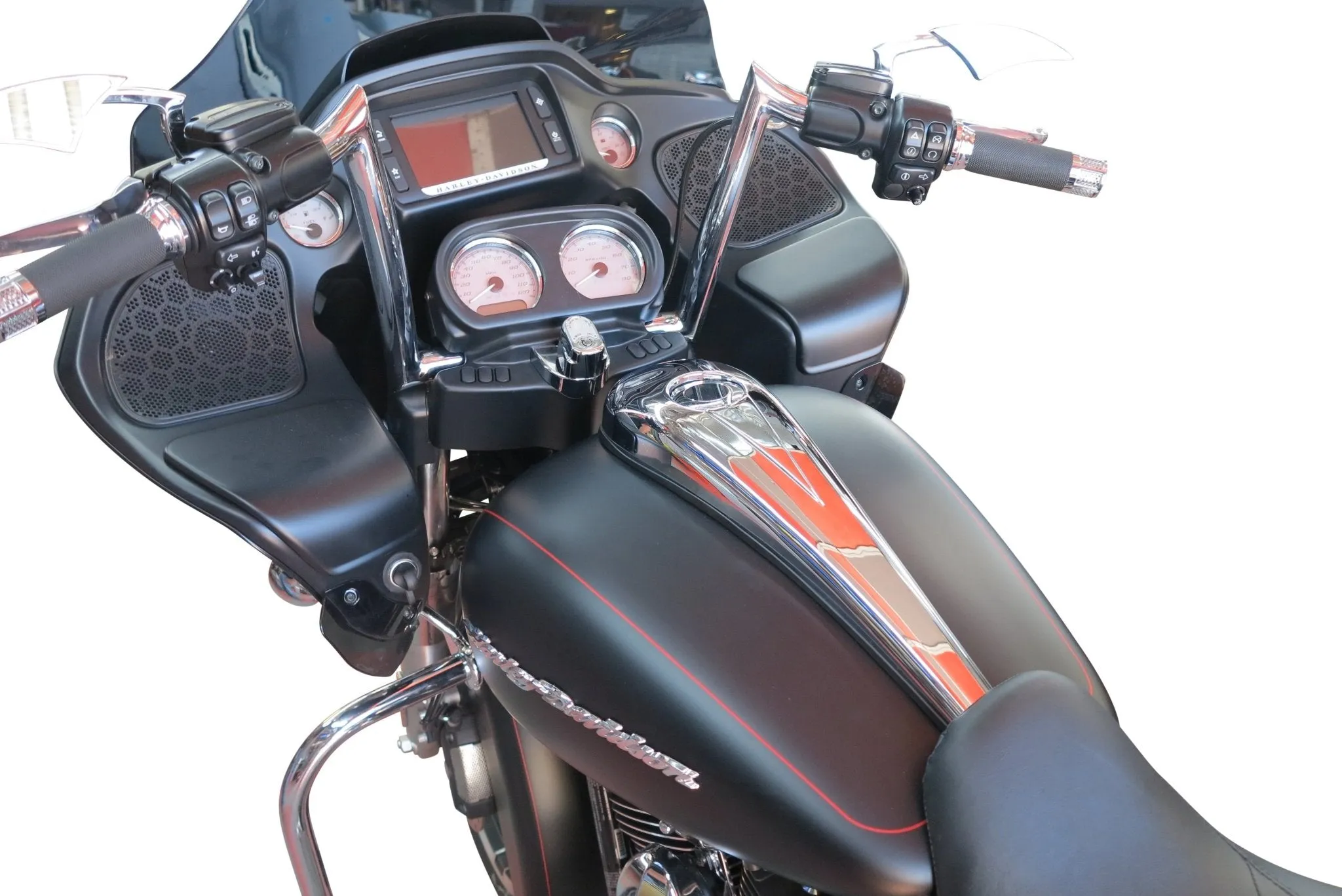 Bagger Nation DDK-S-08-OEM-C Steel Dash - Chrome