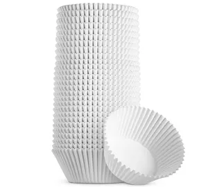 Baking Cups - White case of 10,000