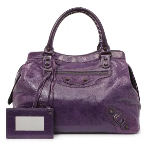 Balenciaga Violet Chevre Step