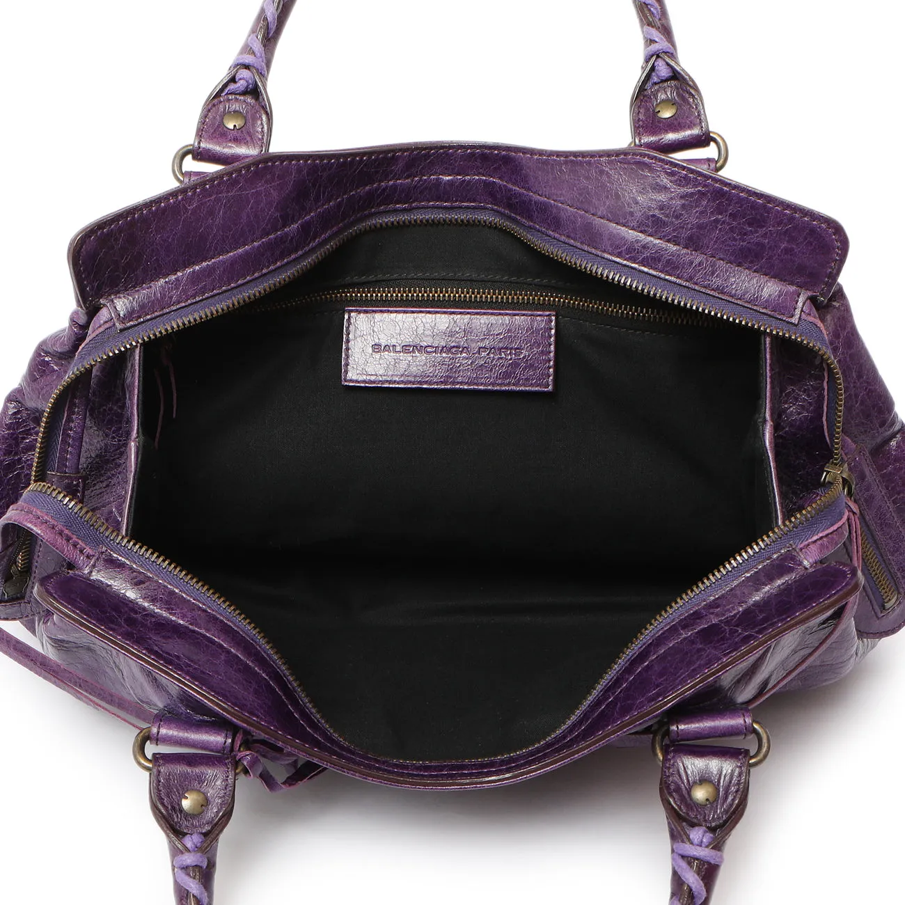 Balenciaga Violet Chevre Step
