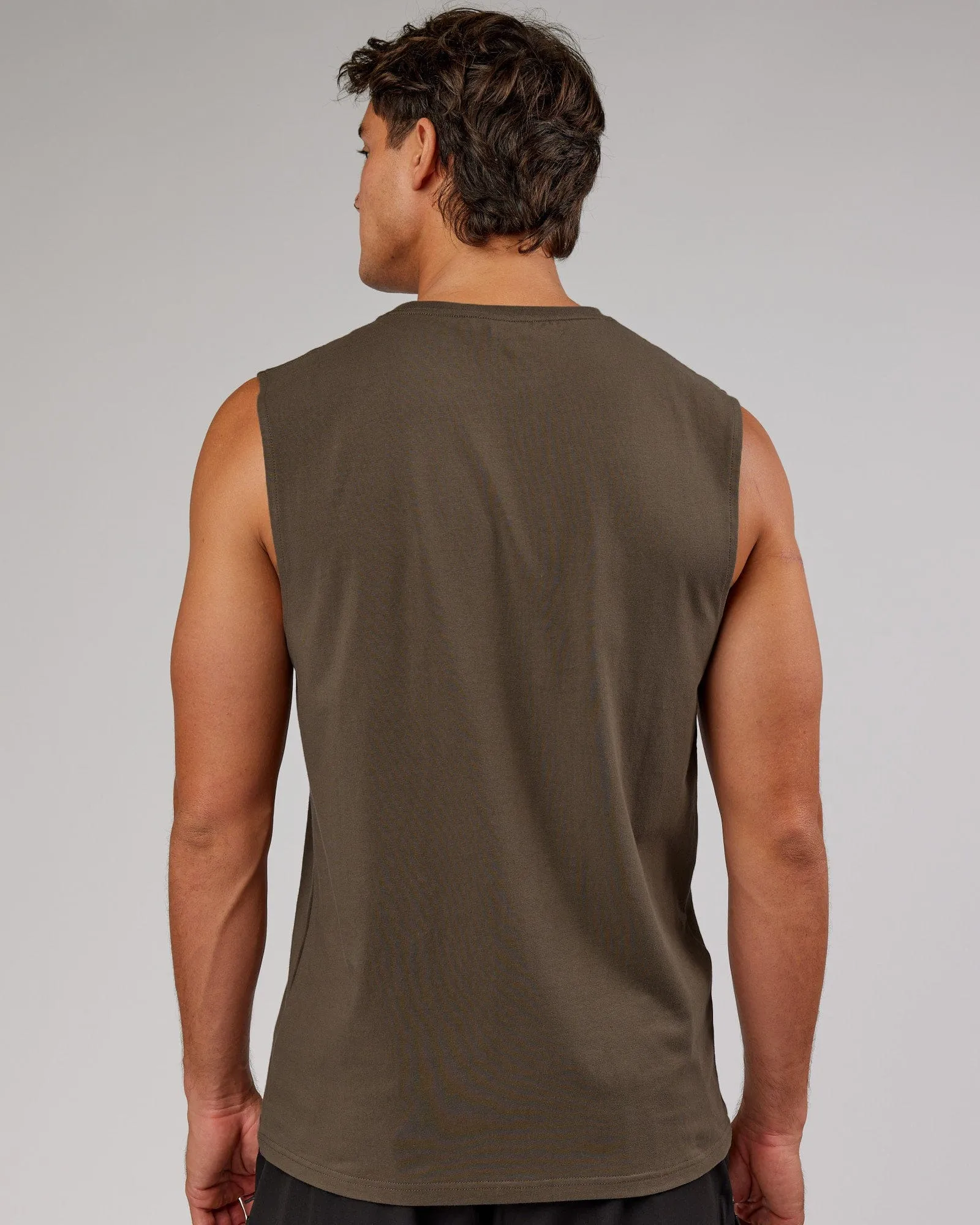Base FLXCotton Tank - Army Green