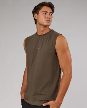 Base FLXCotton Tank - Army Green