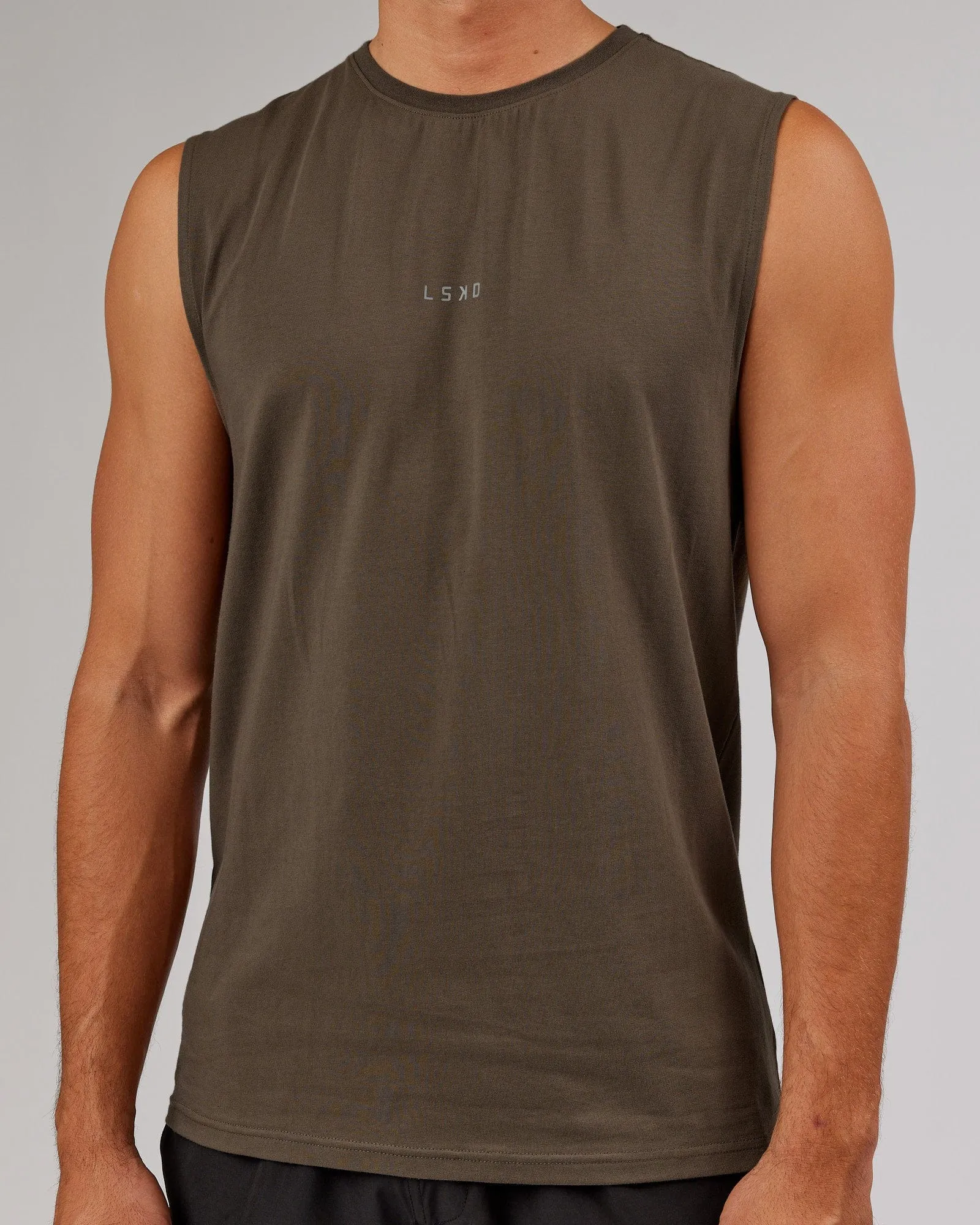 Base FLXCotton Tank - Army Green