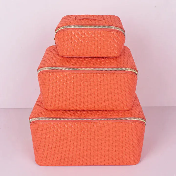 BEAUTY BAG | TANGERINE