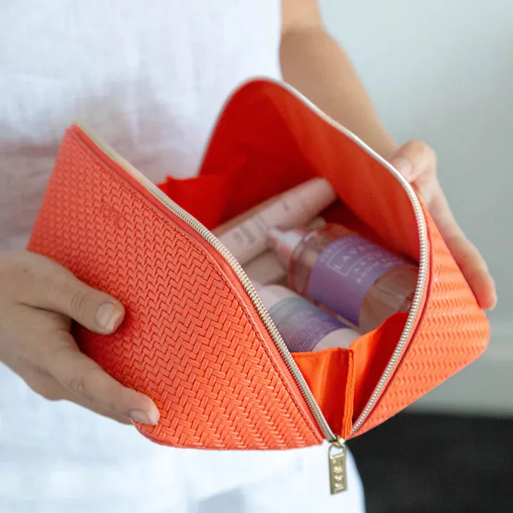 BEAUTY BAG | TANGERINE