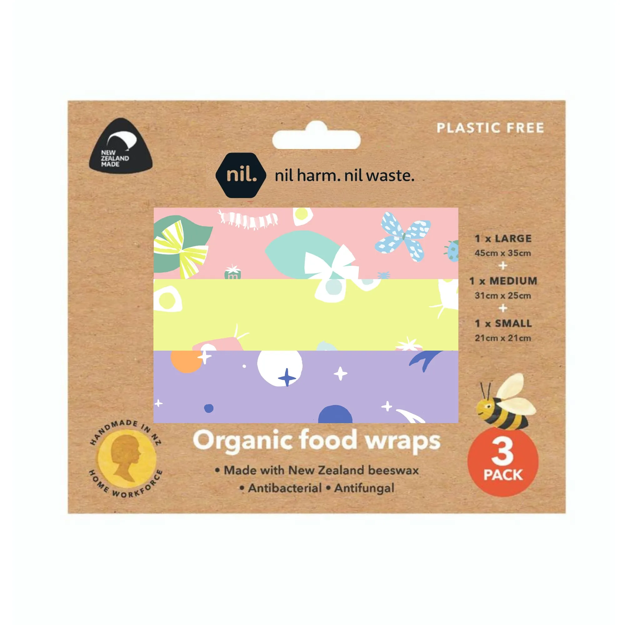 beeswax food wraps (child designs)