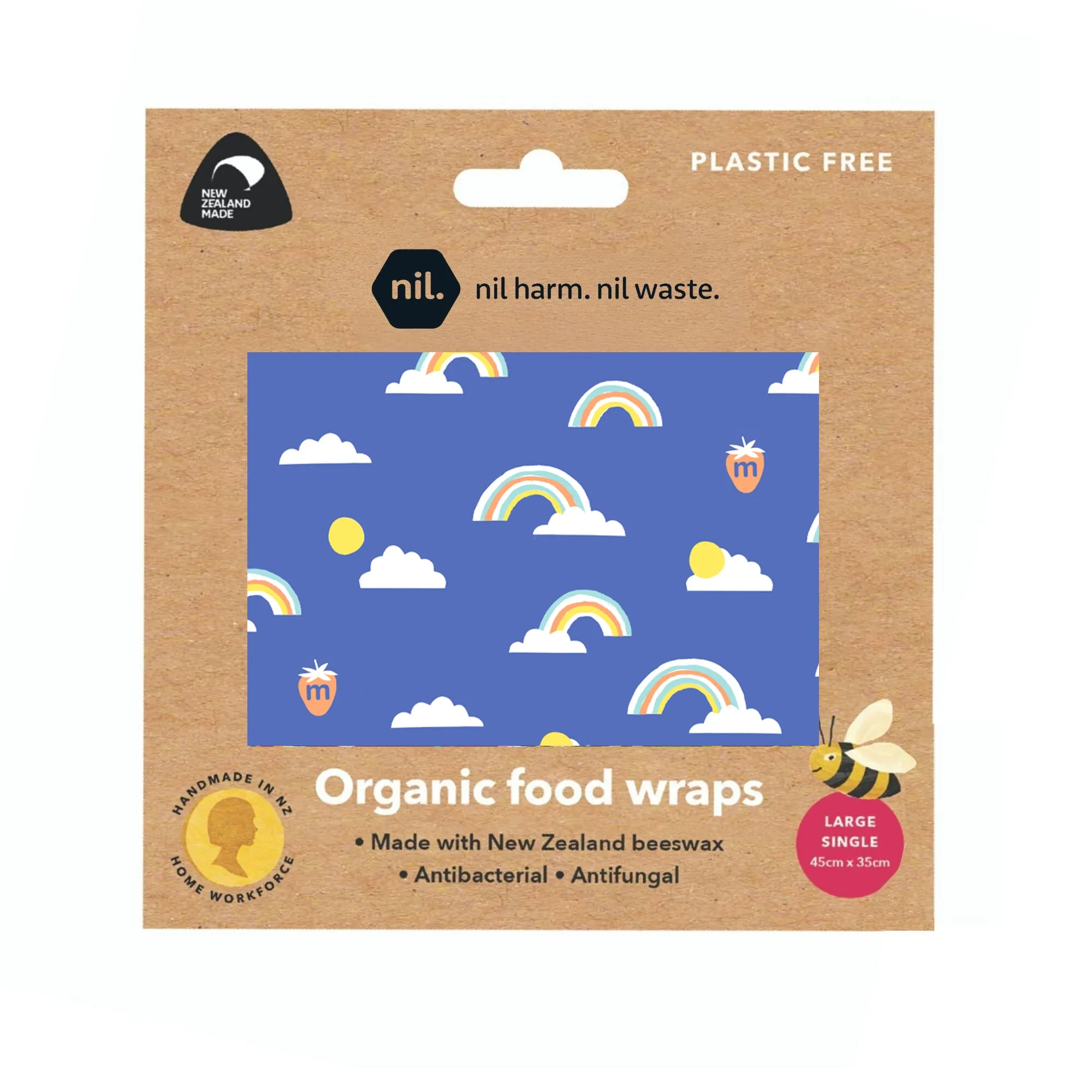 beeswax food wraps (child designs)