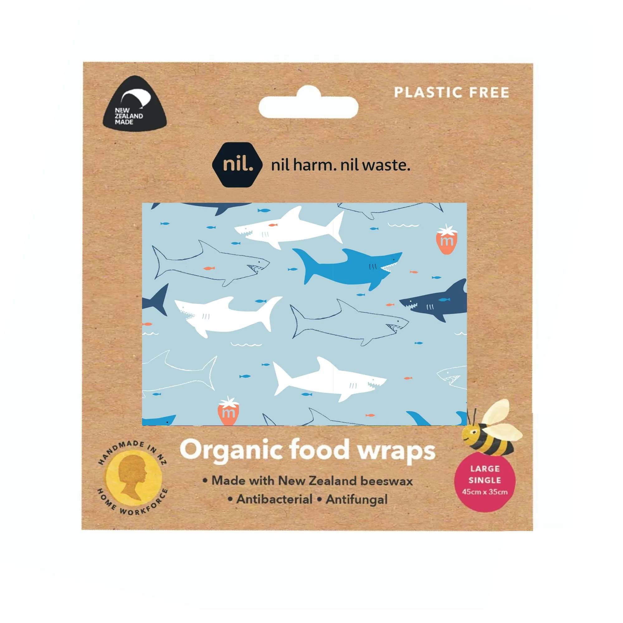 beeswax food wraps (child designs)