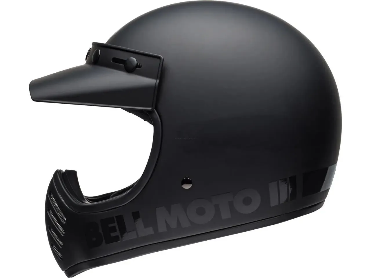 BELL Moto-3 Helmet Classic Matte/Gloss Blackout