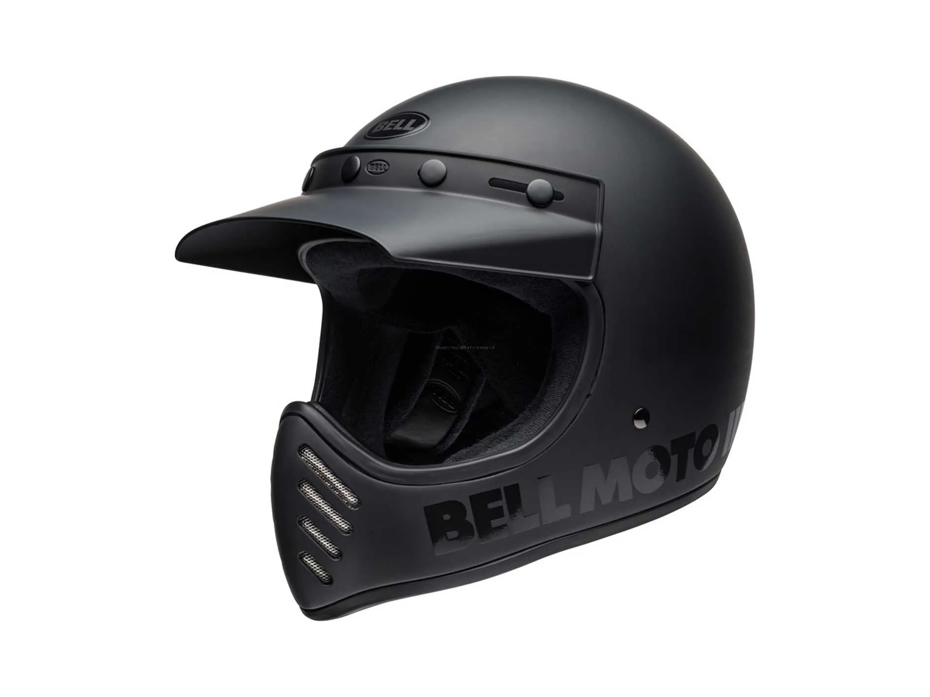BELL Moto-3 Helmet Classic Matte/Gloss Blackout