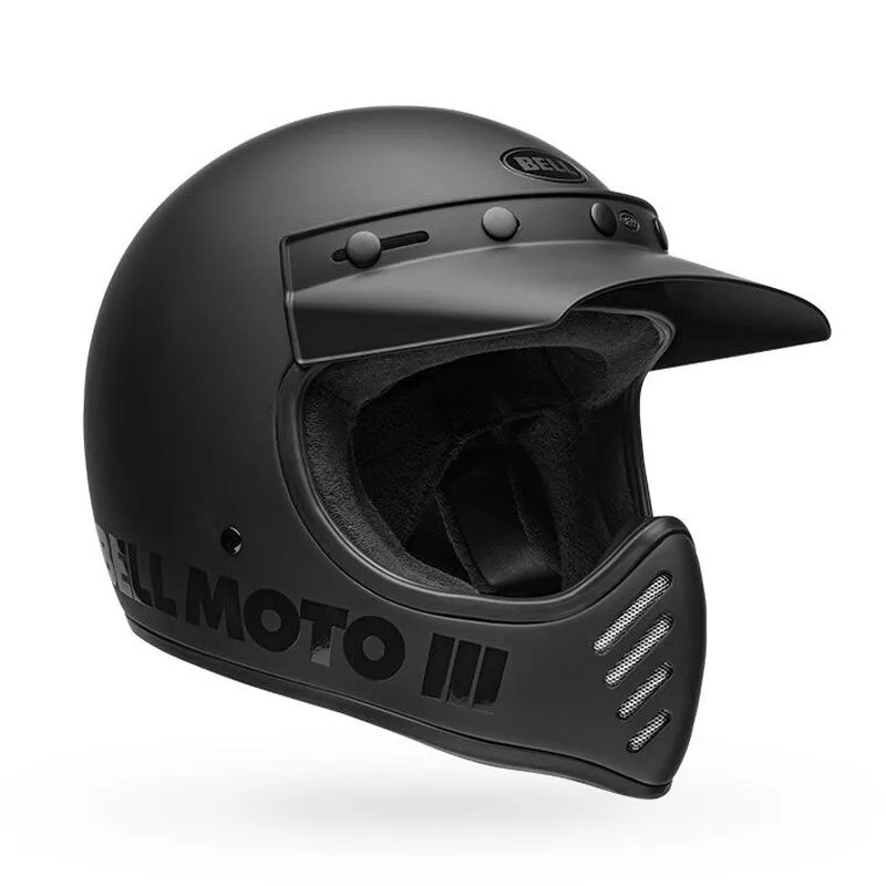 Bell Moto-3 Helmet - Matte Blackout