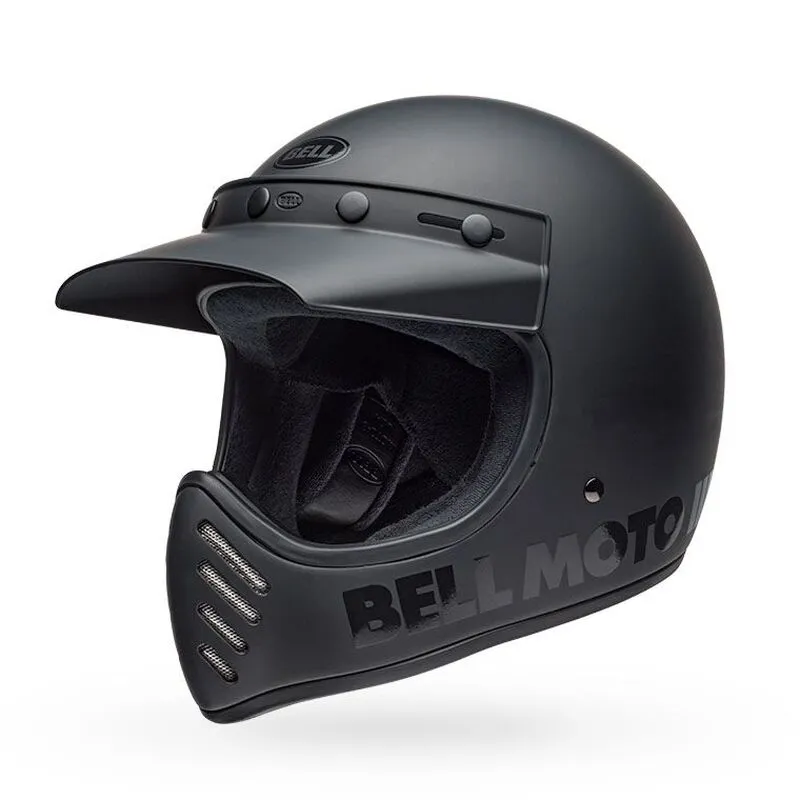 Bell Moto-3 Helmet - Matte Blackout