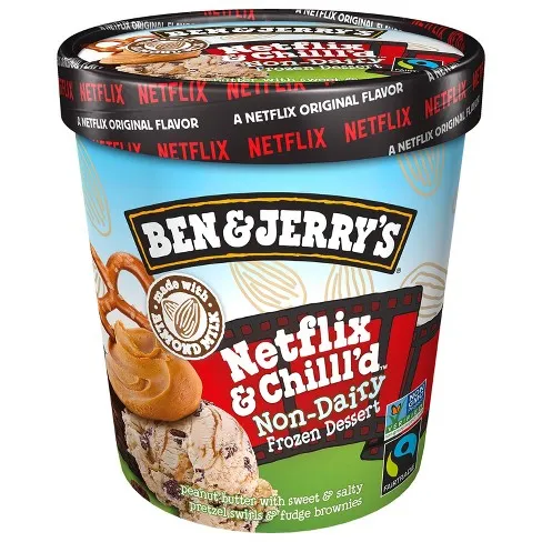 Ben & Jerry's Non-Dairy Netflix & Chilll'd Ice Cream (Pint)